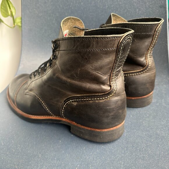 Red Wing Heritage Iron Ranger 8086 - Charcoal Rough & Tough - Men's 11.5 D - Picture 5 of 11